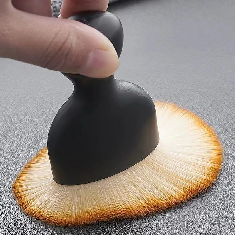 2 cepillos suaves para barrer el polvo del interior del coche, herramienta para lavar el coche, cepillo para el polvo del coche, cepillo de limpieza Trend