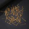 200pcs 9 Shaped Crafting Eye Head Pins For Jewelry Making High Strength Metal Components For Necklace Earrings