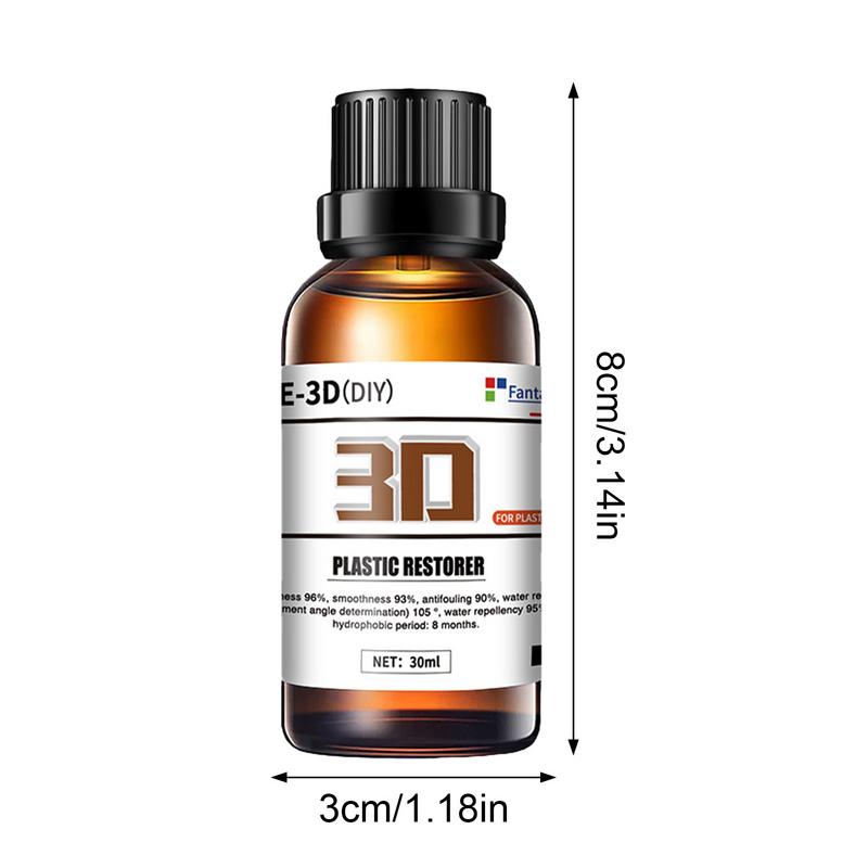 30ml Long Lasting Interior Restorer Coating Trim Restorer User Friendly Protective Car Restoring Liquid For Truck SUV RV