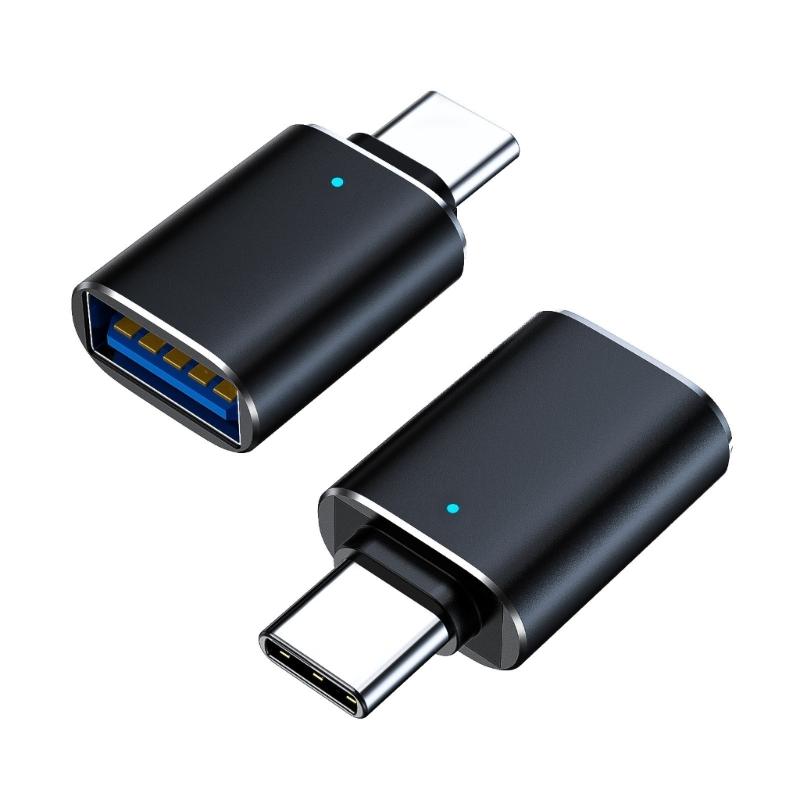 2pcs USB C To USB Adapter USB OTG Converter Compatible for Type C Smartphones Seamlessly Connection With Various Devices