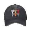 Sprunkis Cartoon Unisex Style Baseball Caps  Distressed Cotton Hats Cap Vintage Outdoor Activities Gift Snapback Cap