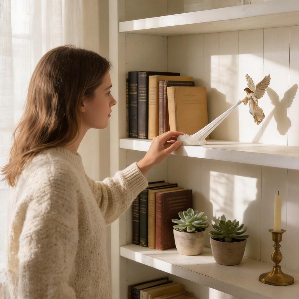 Angel Bookshelf Beam Decor With 3d Printing Technology For Gift Giving And Home Decor