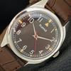 INDIAN VINTAGE HMT HAND-WINDING MENS BROWN COLOR DIAL WATCH A702825-1 R211-a702825