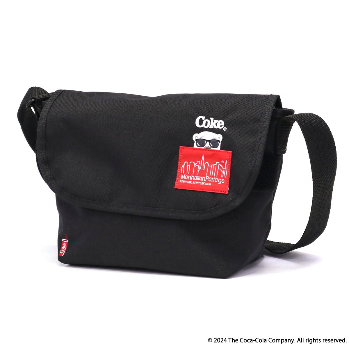 

Нейлонова сумка JR із задньою кишенею через плече MP1605JRBPCOKE чорна [Manhattan Portage] чорний