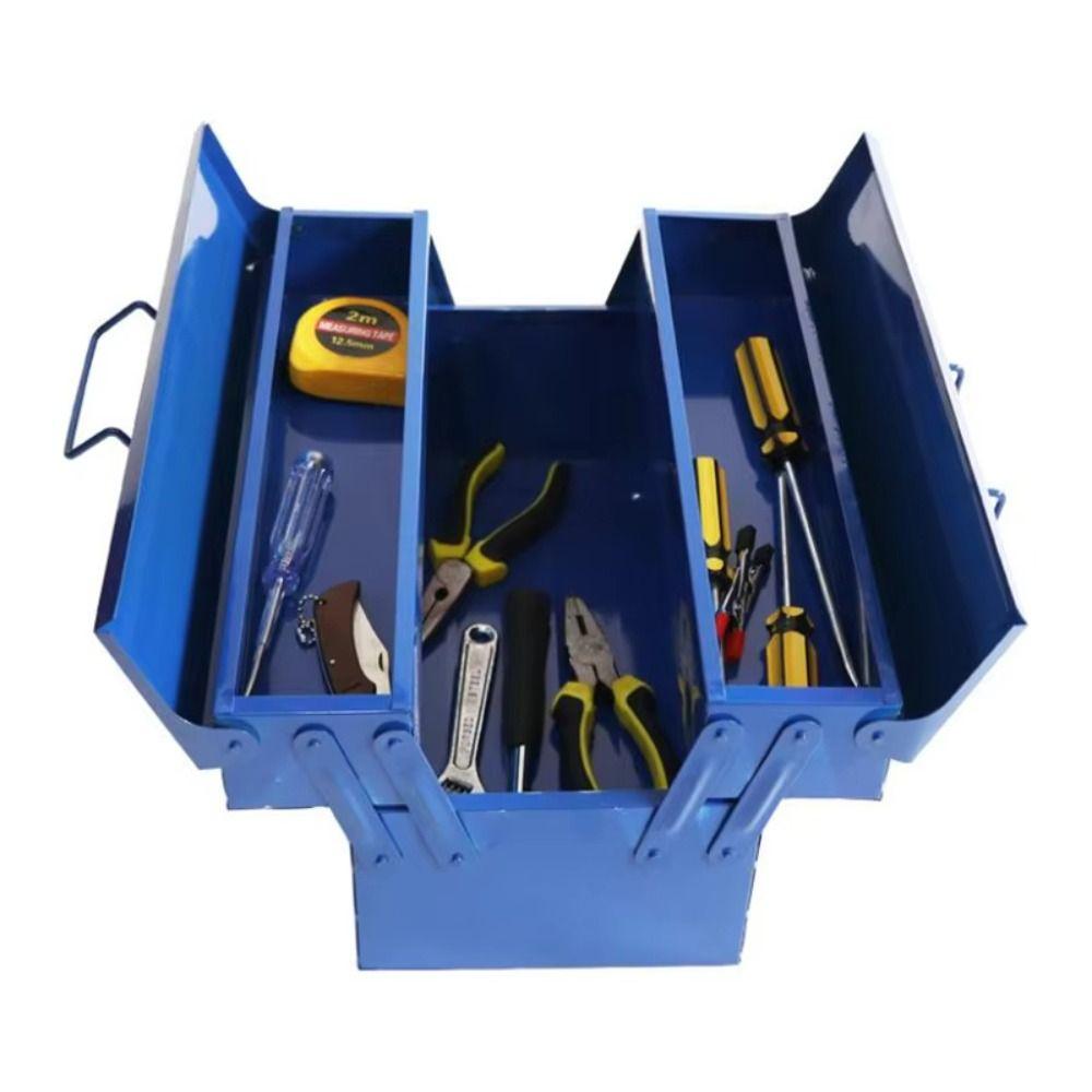 Large Tool Box Metal Storage Tools Box Lightweight Hardware Storage  Electrician Repair