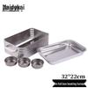 Maidekai Stainless Steel Alcohol Hotpot & BBQ Warmer