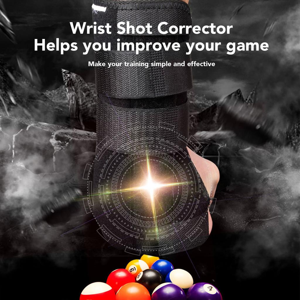Snooker Wrist Brace Trainer Corrector Oxford Cloth Adjustable Snooker Wrist Brace Correct Aid for Billiard Accessory