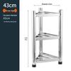 HPMILY Thickened 304 Stainless Steel Cutting Board Rack