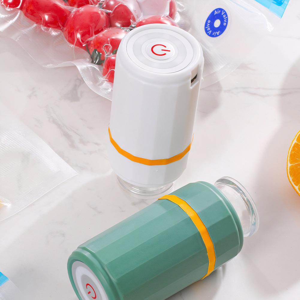 Vacuum Food Sealer USB Rechargeable Handheld Vacuum Sealer Food Vacuum Machine for Sous Vide and Food Storage