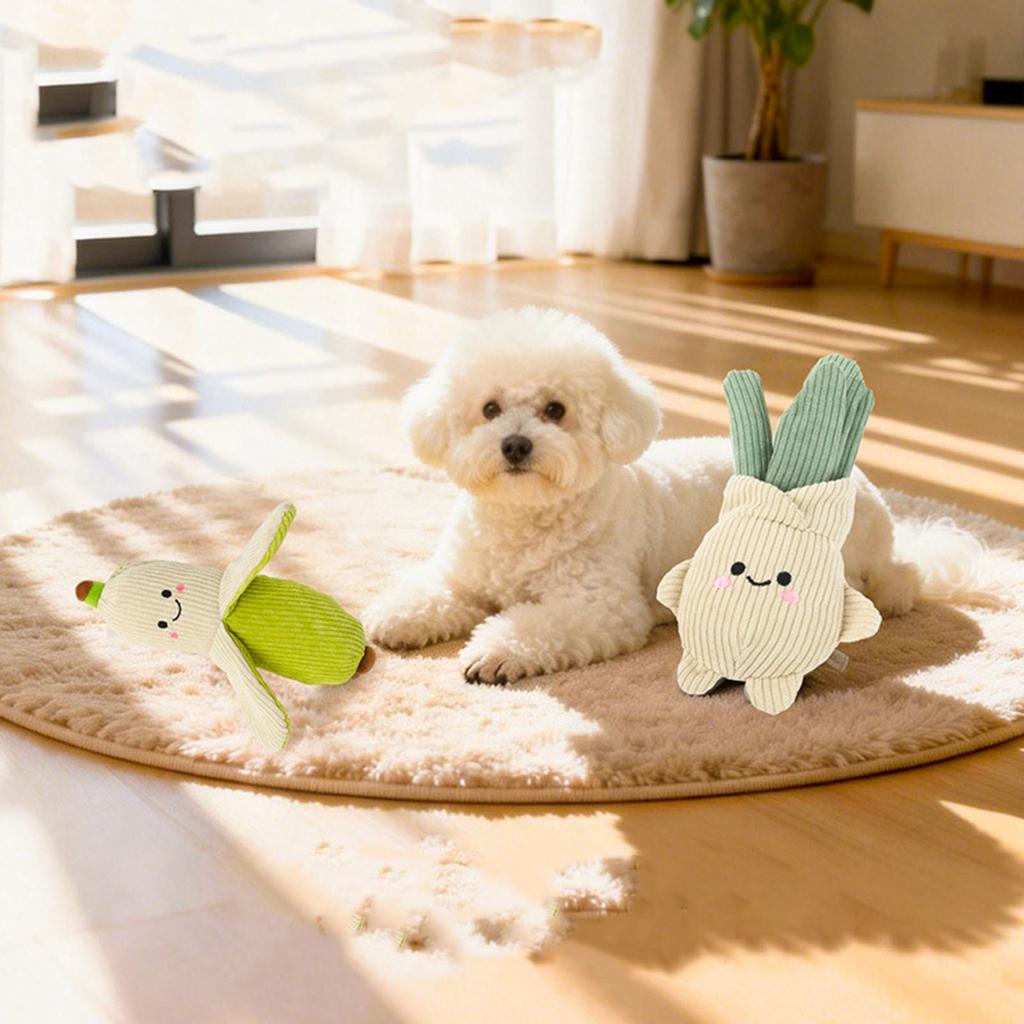 Voice Producing Stress Relieving Chewable Plush Pet Toy