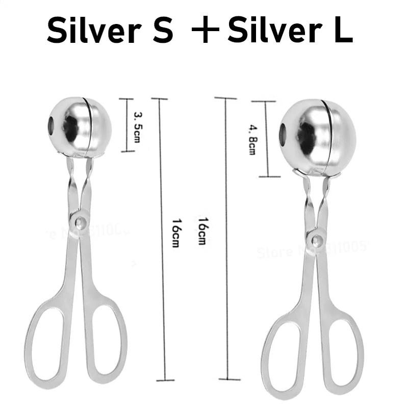 Meatball Maker 304 Stainless Steel Stuffed Meatball Clip DIY Fish Meat Rice Ball Maker Mold Tools Kitchen Convenient Gadgets