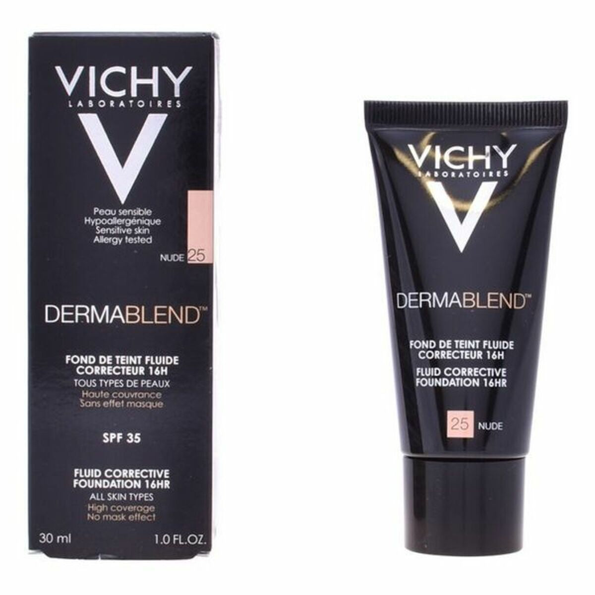 

Жидкая тональная основа Dermablend Vichy Spf 35 30 мл