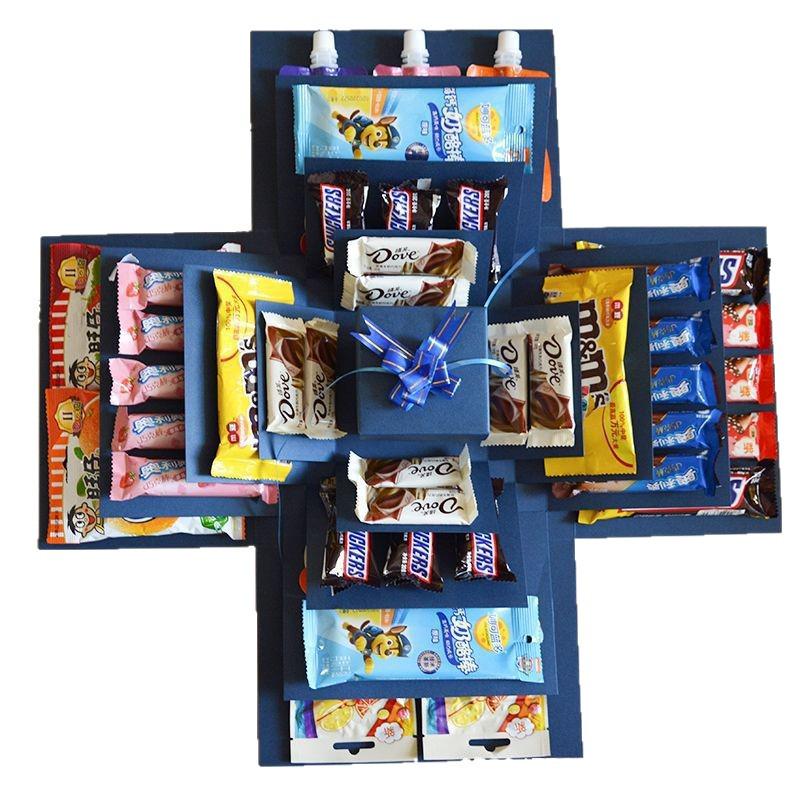 Five-Layer Candy Surprise Birthday Explosion Box for Kids