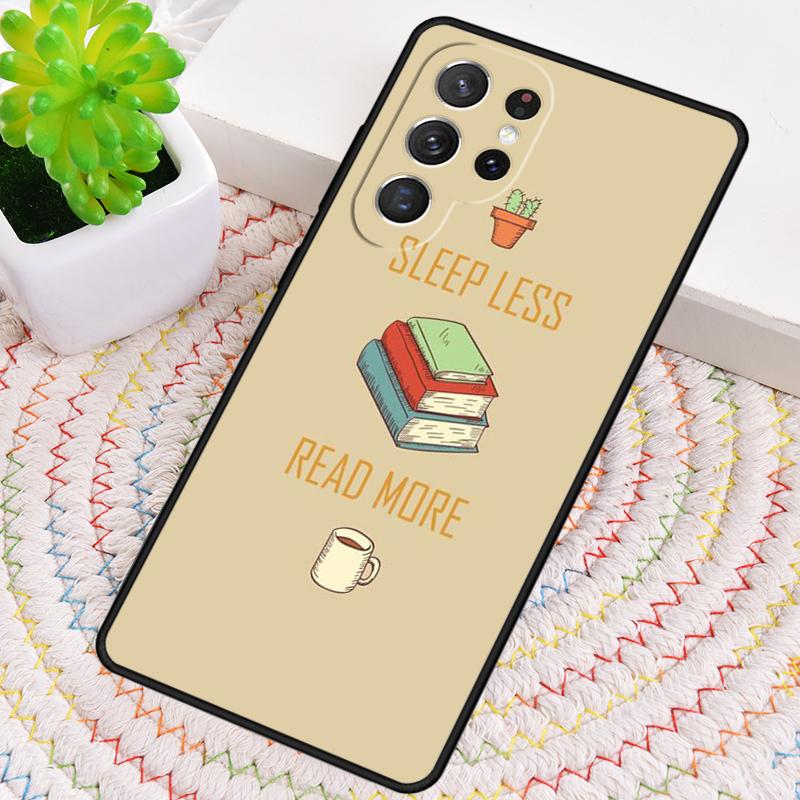 Read More Books TPU Phone Case For Samsung Galaxy Note 10 Pro S26 S25 S24 S23 S22 Ultra Plus S21 FE S20 Shockproof Cover