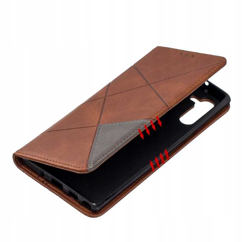 Zaps Origami Galaxy Note 10 Brown