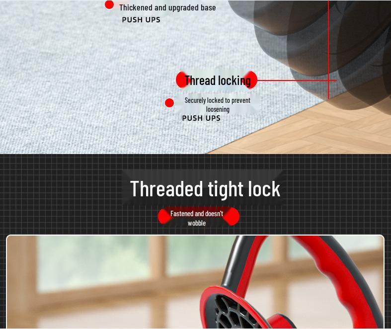 Environmentally Friendly Adjustable Kettlebell Handle with Rubberized Grip for Dumbbells and Push-Ups