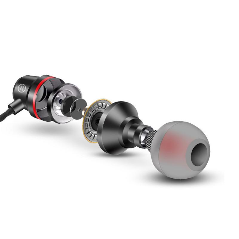 Universal 3.5Mm Wired Headphones In-Ear Stereo Earphones Headset With Microphone