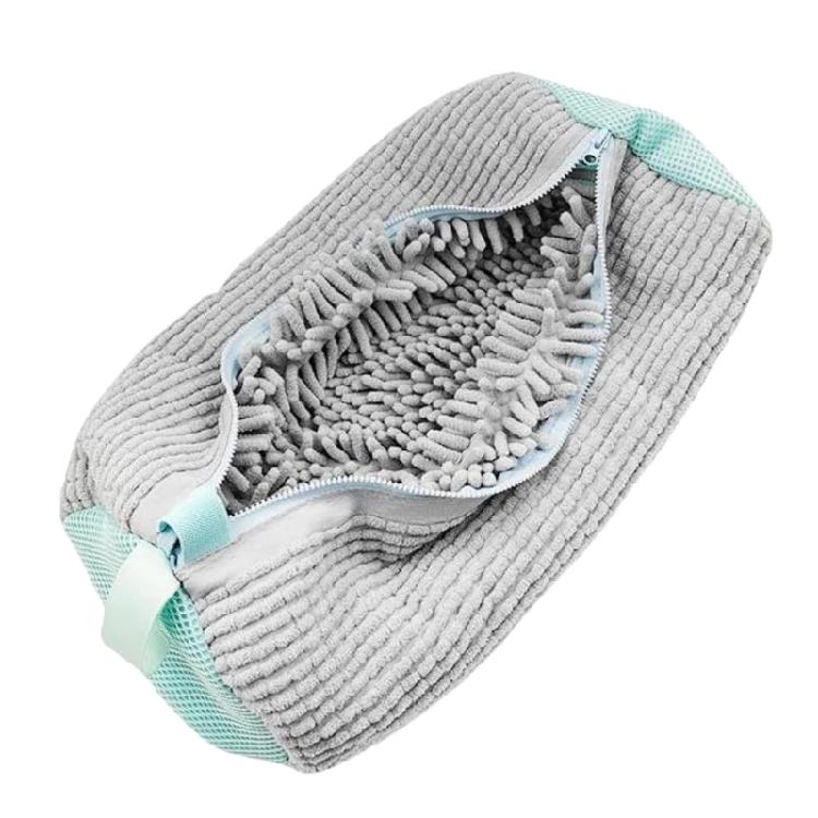 

Сірий Мішок для Прання Кросівок Сітчастий Очисний Мішок із Надійною Застібкою-Блискавкою Стильний Мішечок для Прання Взуття для Пральної Машини 1