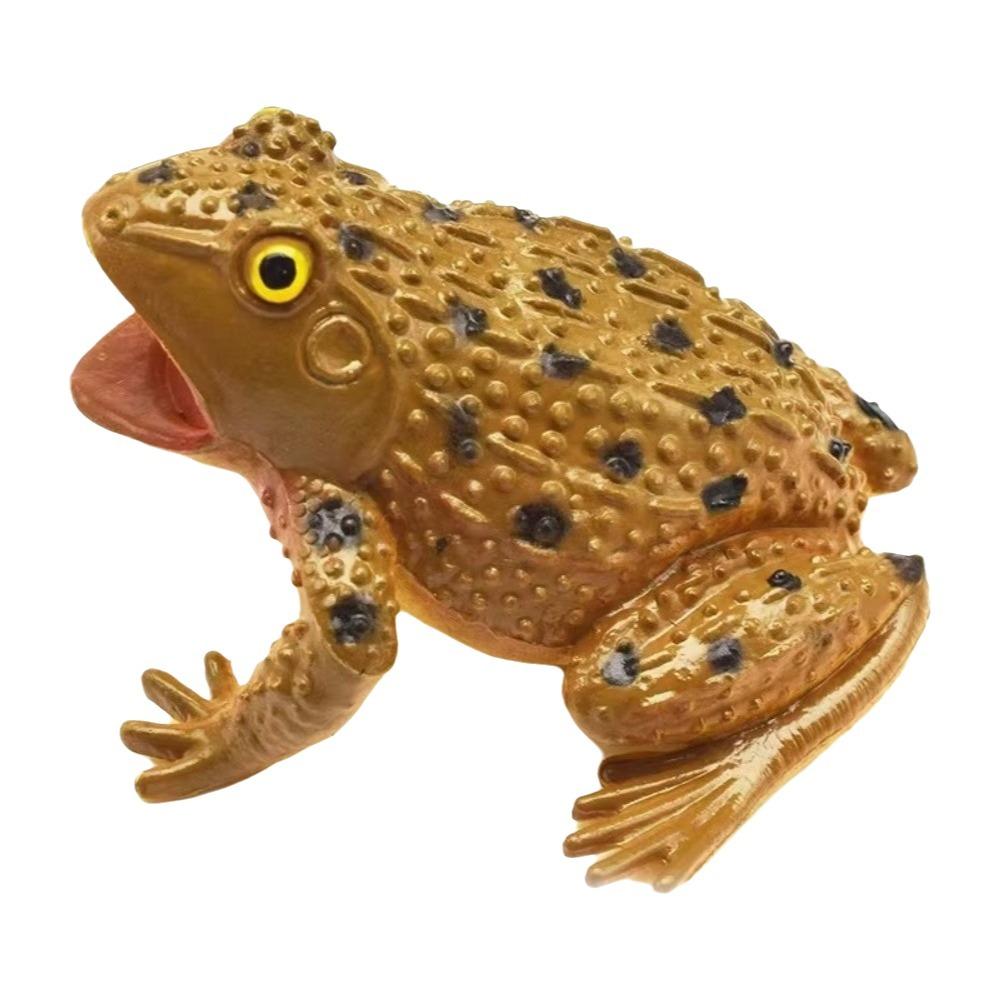 Realistic Texture Simulation Frog Toy Lifelike Appearance Toad Figurine Animal Collections