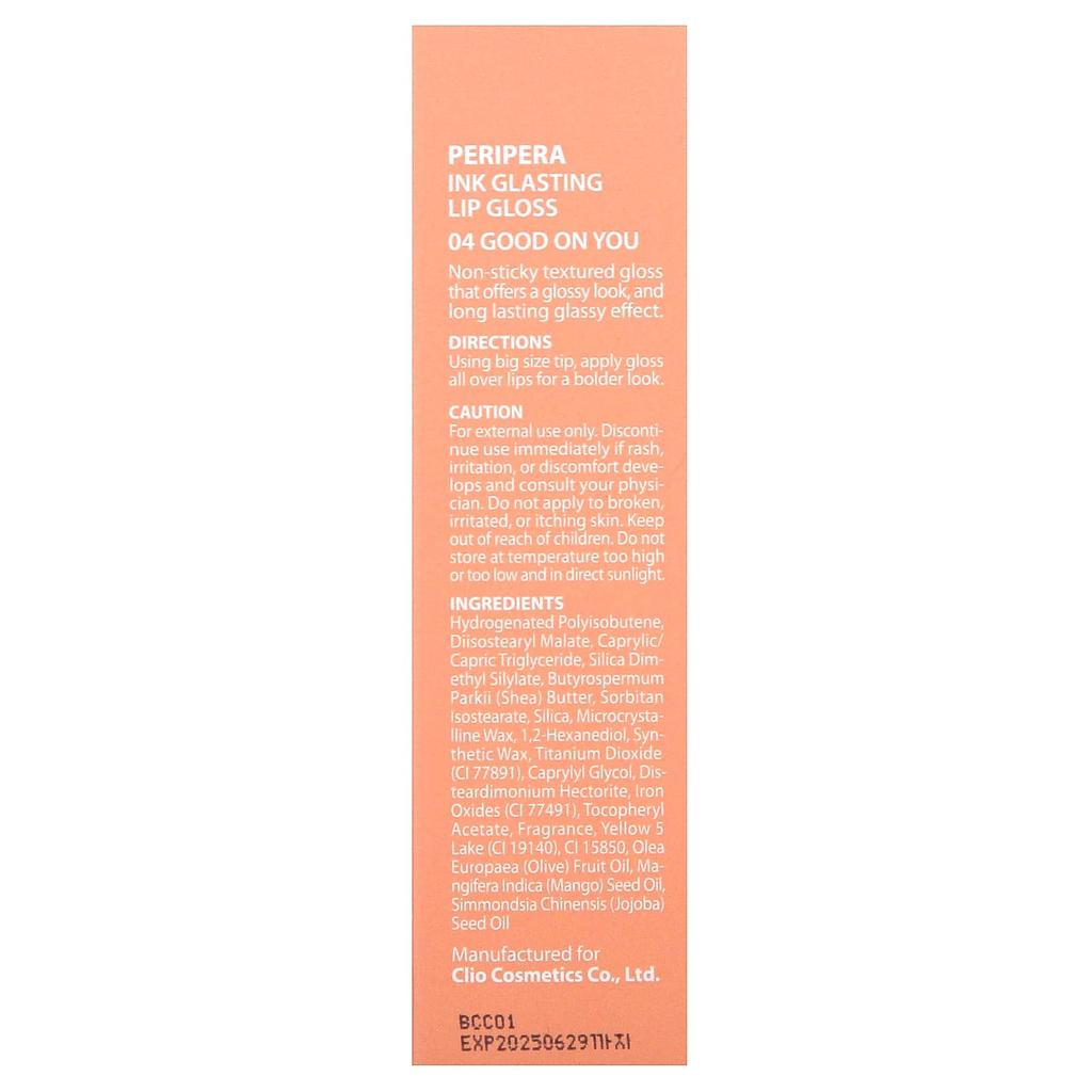 Ink Glasting Lip Gloss, 04 Good On You, 4.5Ml(0.15Fl Oz)