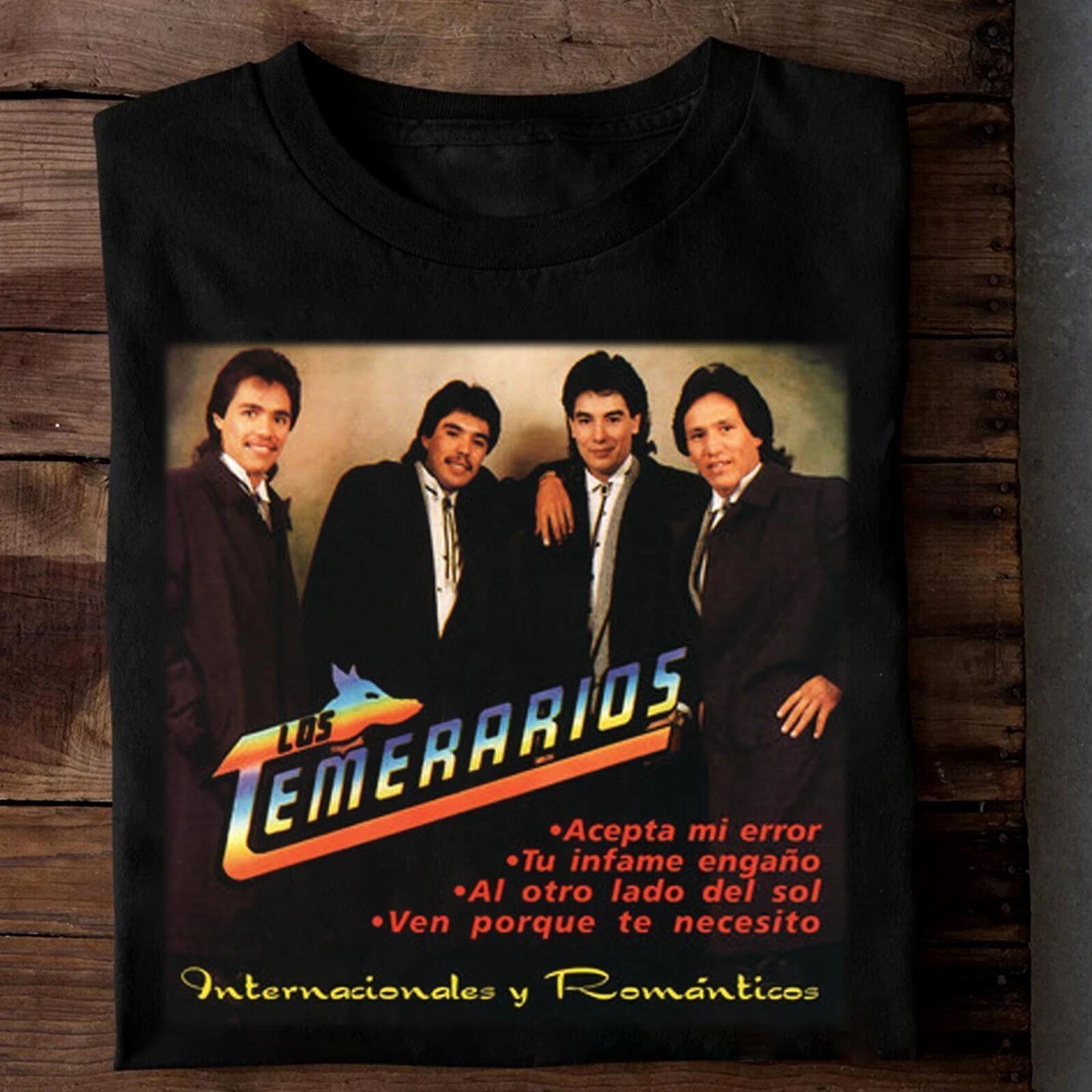 Men s and Women s T-shirts HOT Los Temerarios 80s Collection Singer Men T-Shirt, Size S-5XL XL