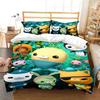 Cartoon Duvet Cover The Octonauts Pillowcase Bedding Set Adult Boy Girl Bedroom Decoration Kids Gift Single Double Large Size