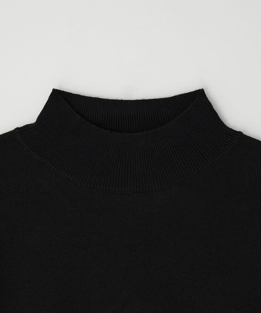 EZIO Standard Fit Basic Half-Turtleneck_Black