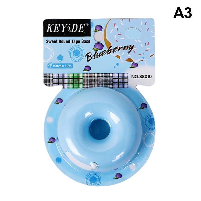 1Pc Donut Heart-Shaped Tape Dispenser Cutter For Eyelash Extension Tape