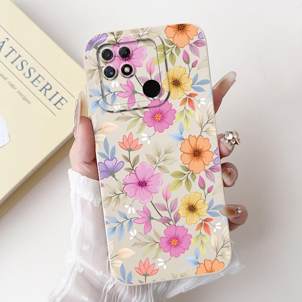 For Realme Narzo 50A Case Silicone Soft TPU Shockproof Cartoon Pattern Phone Casing For Realme Narzo50A  RMX3430 Case Back Cover