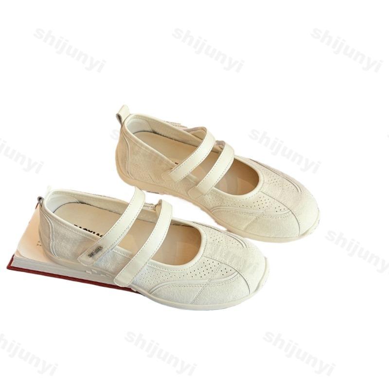Fashion 2025 Spring New Style Retro Soft Soled Casual Mary Jane Single Shoes for Women Shallow Mouth Comdortable Fashion Trend Sneakers