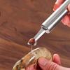 Multi-functional Stainless Steel Shrimp Thread Remover, Longan Pit Remover, Longan and Lychee Pit Remover, and Lychee Flesh Scorer
