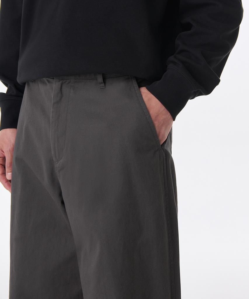 MUSINSA STANDARD Cotton Balloon Pants [Dark Gray]