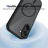 KEYSION Custodia Magnetica per Telefono per OnePlus Nord CE5 Silicone+PC Opaca Traslucida Trasparente Antiurto per OnePlus 1+Nord CE 5 5G