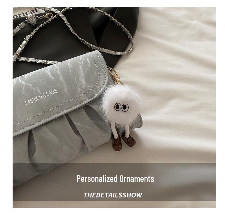 Niche Design Women's Summer 2025 Chain Crossbody Cloud Handbag