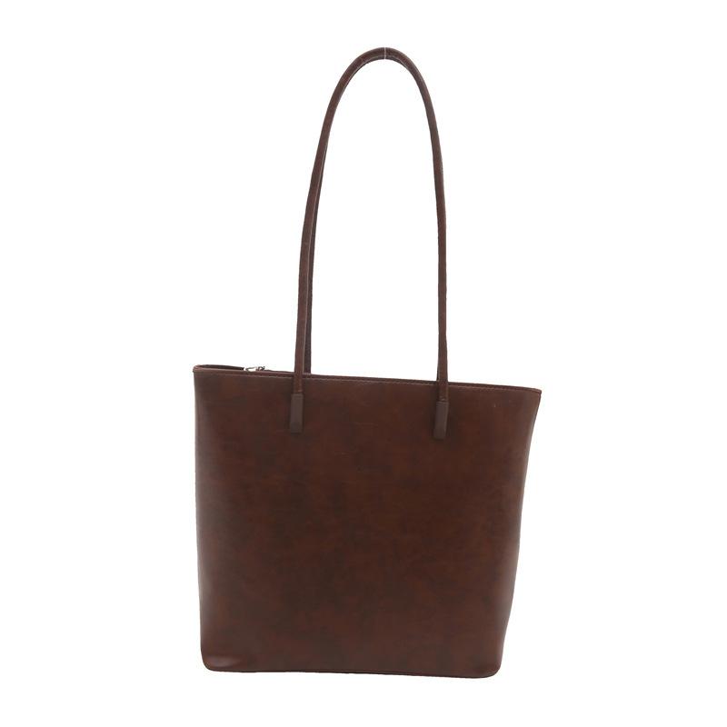 Korean portable commuter bucket bag 2025 autumn and winter women's bag new trendy tote bag versatile large-capacity shoulder bag