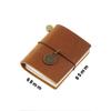 Genuine Leather Traveler's Notebook Mini Size Leather Notebook Gift Loose-leaf Notebook  For Notes