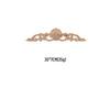European Solid Wood Carved Floral Applique for Furniture and Doors
