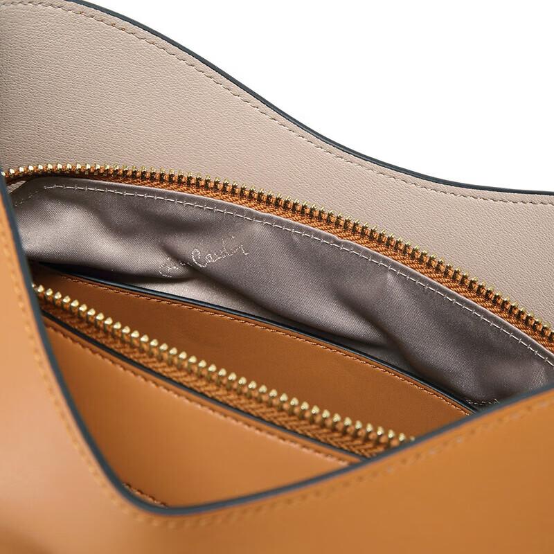 Pierre Cardin Women's Genuine Leather Bucket Shoulder Bag