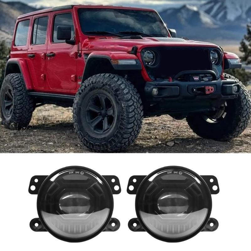 Powerful LED Fog Lamp For Rough Terrain Use 12V 24V Power Simple Mounting