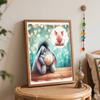 Disney Eeyore Piglet Painting DIY Oil Painting Kits Hand Painting Home Decor Craft Gift Ideas Love Hearts Wall Art Painting Supplies