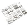 211pcs Engine Hex Bolt Kit Stainless Steel Long Lasting for SMALL BLOCK 265 283 305 327 350 400