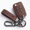 Auto Key Fob Cover Case Fit For Vw Volkswagen Golf 7 Mk7 Tiguan Mk2 T-Roc T-Cross Skoda Octavia Kodiaq Karoq Seat Ateca Leon Remote