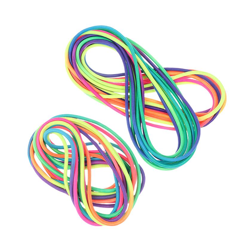 1 Pezzo Corda per Saltare per Bambini Giocattoli per Allenamento 5-10M Corda per Saltare Elastico Giocattolo per il Movimento Esercizio Allenamento Salto Nylon Regalo Ragazza