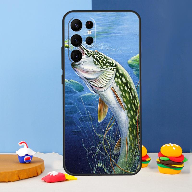 Trout Fishing Phone Case For Samsung Galaxy S25 Ultra S9 S10 S20 S21 S22 Plus S23 FE S24 Ultra Cover Coque