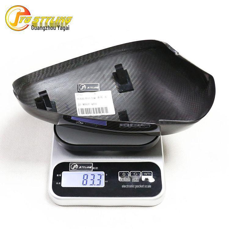 Maserati GT GTS 12 Dry Carbon Fiber Rearview Mirror Cover