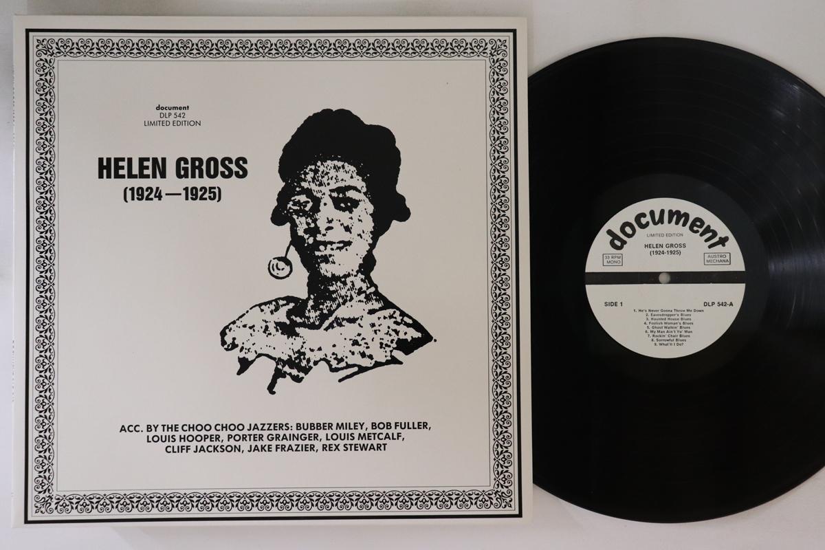 

LP Record HELEN GROSS - 1924-1925 DLP542 DOCUMENT 1988 Austria Jazz Used