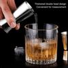 Double Jigger for Cocktails Measuring Cup Stainless Mixed Drinks Measurer
