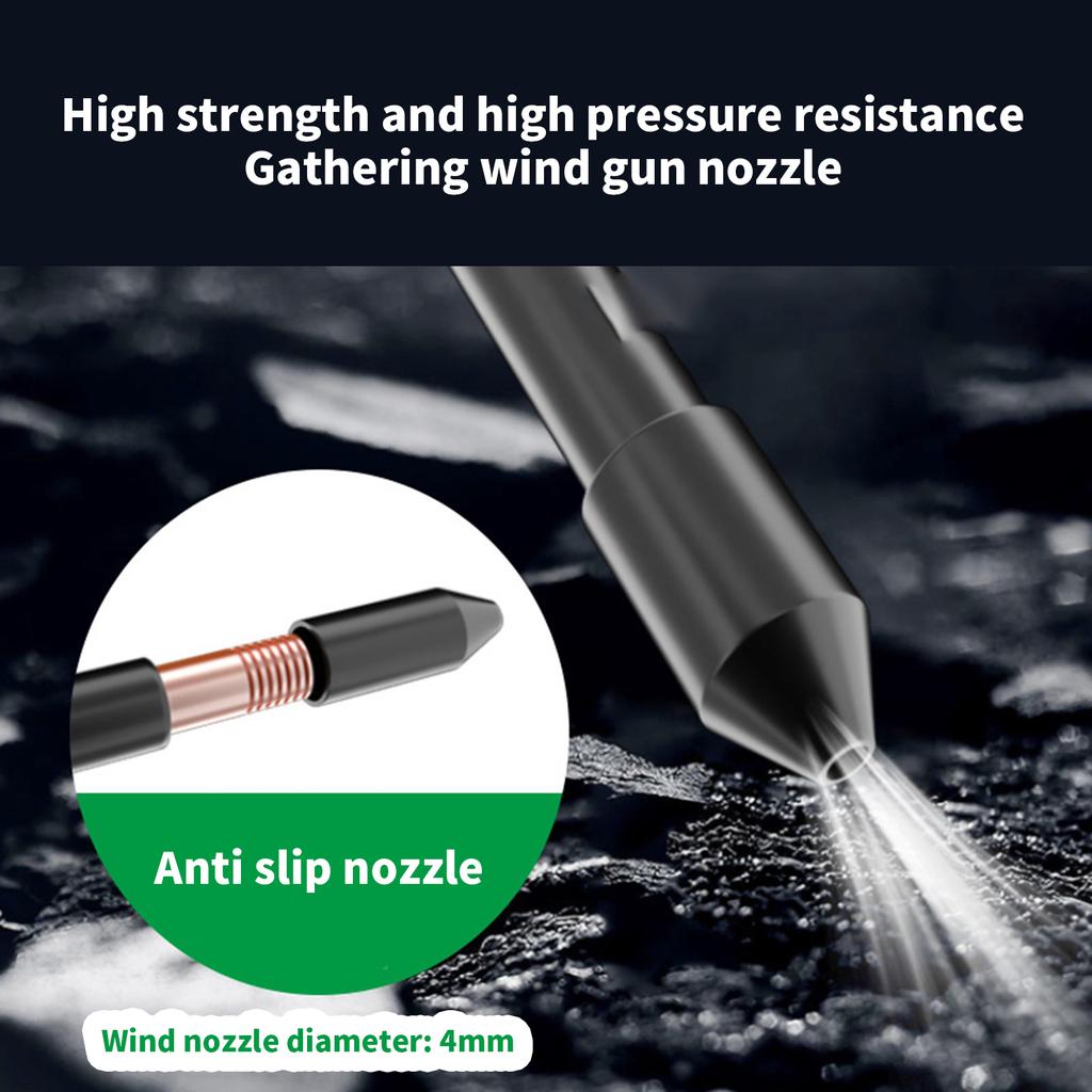 Extendable Air Blow Guns Extensible Nozzle Pneumatic Compressor Tool Antislip Rubber Handle Suitable For Various Angles