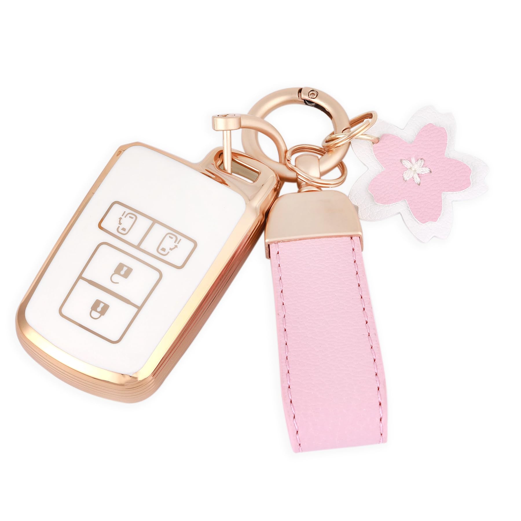 

Ключница для Toyota Noah 80 серии брелок Сакура чехол для ключей Сакура Voxy 80 серии Esquire Smart цветок свет милая ключница для нового Vellfire 30