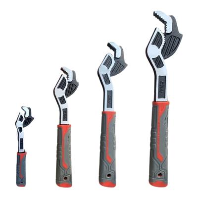 Multiple Size Auto Locking Spanner Kit 6in/8in/10in/12Inch Pipe Clamp Wrench For Pipe Fitting And Maintenance Tool